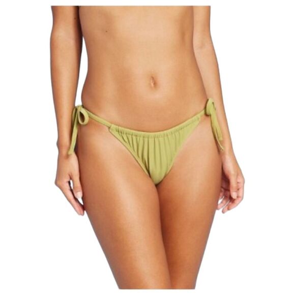 Xhilaration Green High Leg String Bikini XS Juniors (00) - Picture 1 of 5